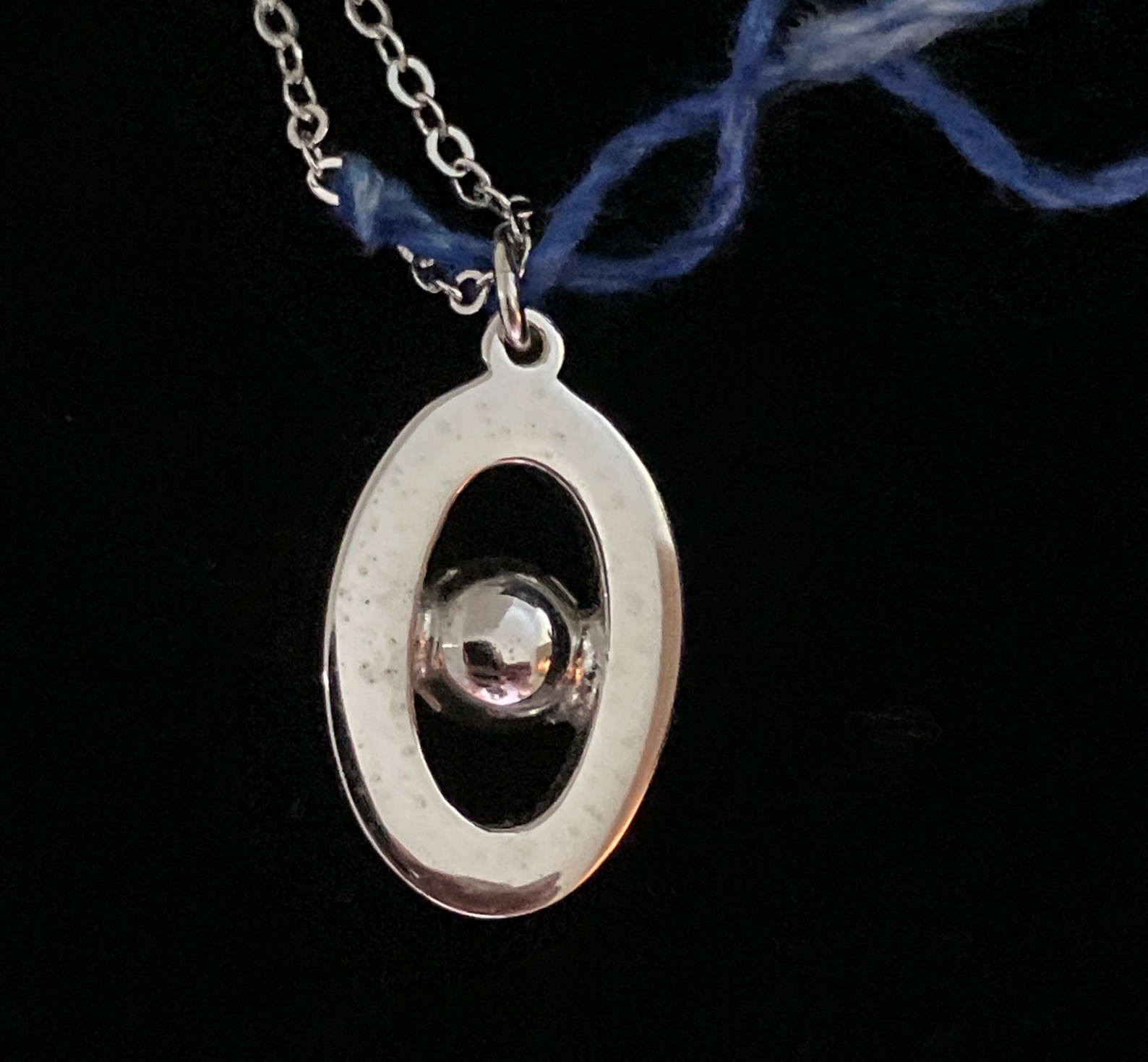 Vintage Jewelry By Robbins Attleboro Original Tag Pearl Sterling Silver Necklace