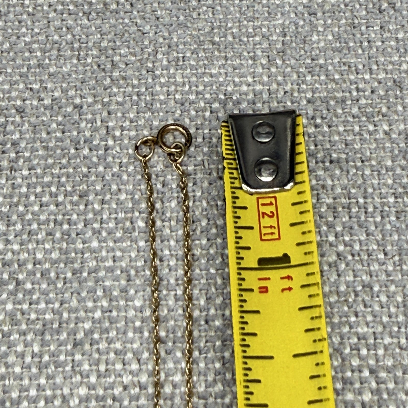 Vintage Necklace Imitation Opal Pendant 14K Gold Filled 20 Inches