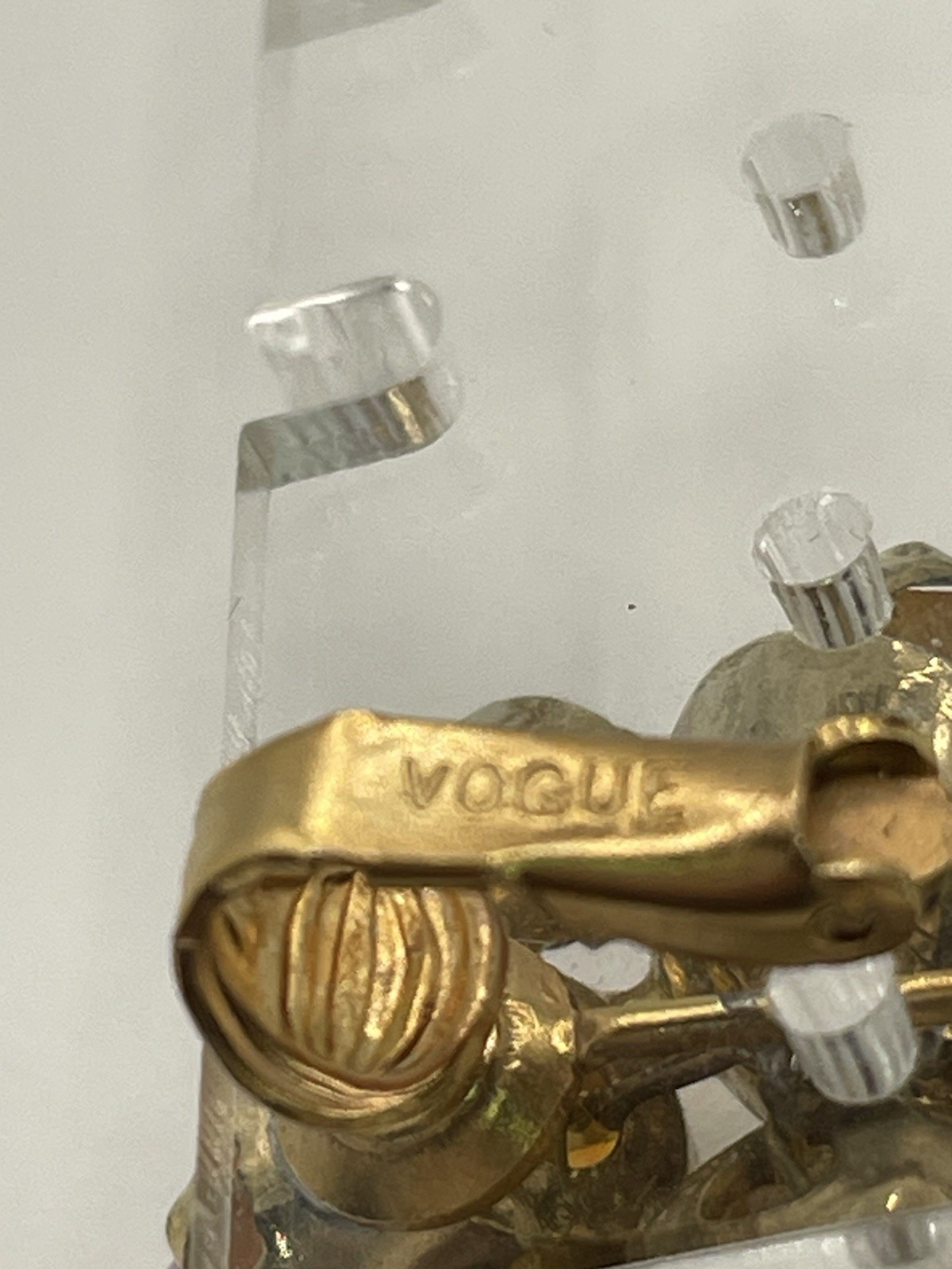 Vintage Vogue Honey Amber Faceted Czech Glass Necklace And Earring Demi- Parure
