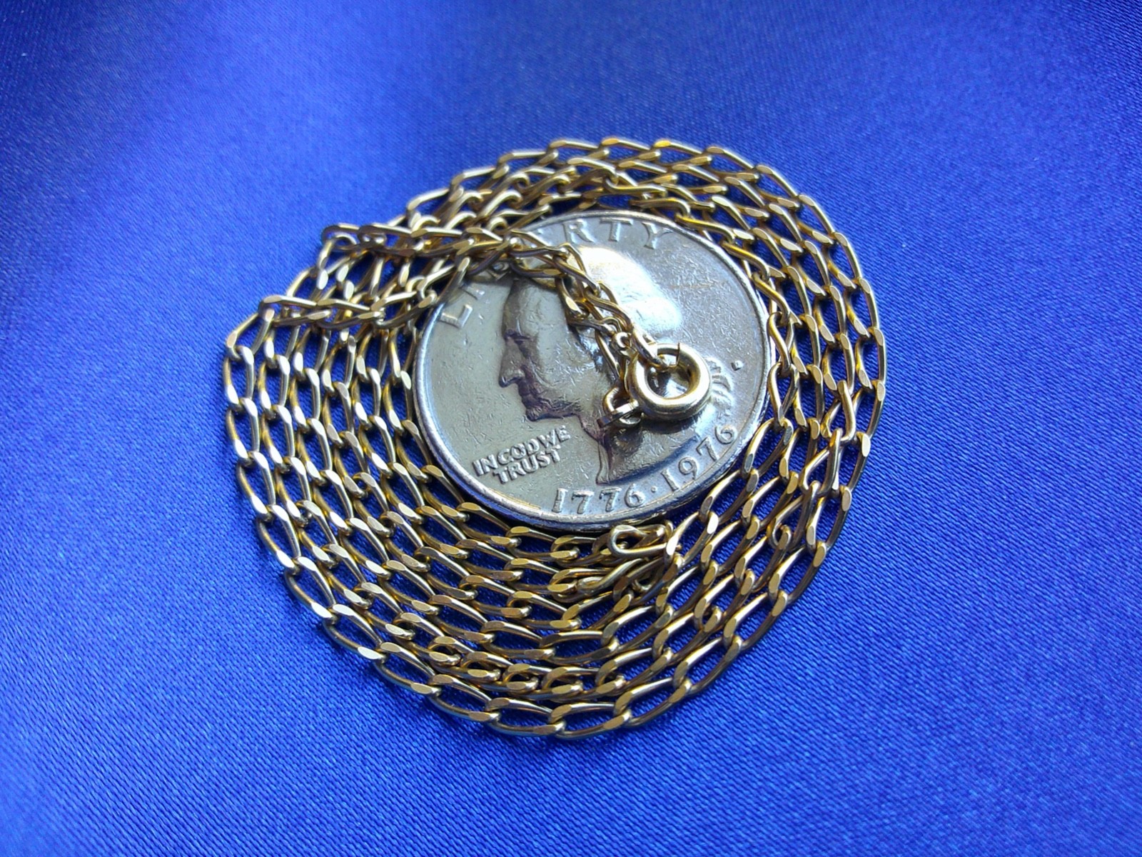 Rare Unique Antique Vintage French 60 cm Long 18K Solid Gold Necklace Chain ⛓️