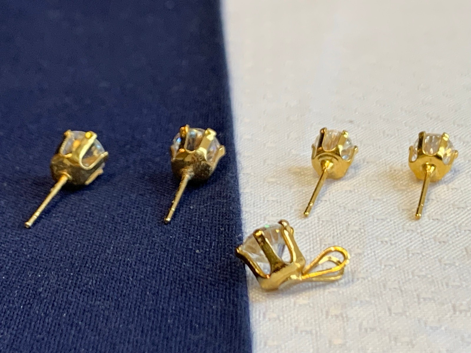 Vtg Earring Lot Costume Jewelry Monet LTR Avon Camphor Glass Enamel Faux Gems