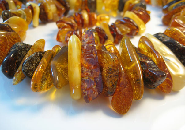 Genuine Massive Amber Beautiful Baltic Amber Necklace 22 inches !!!