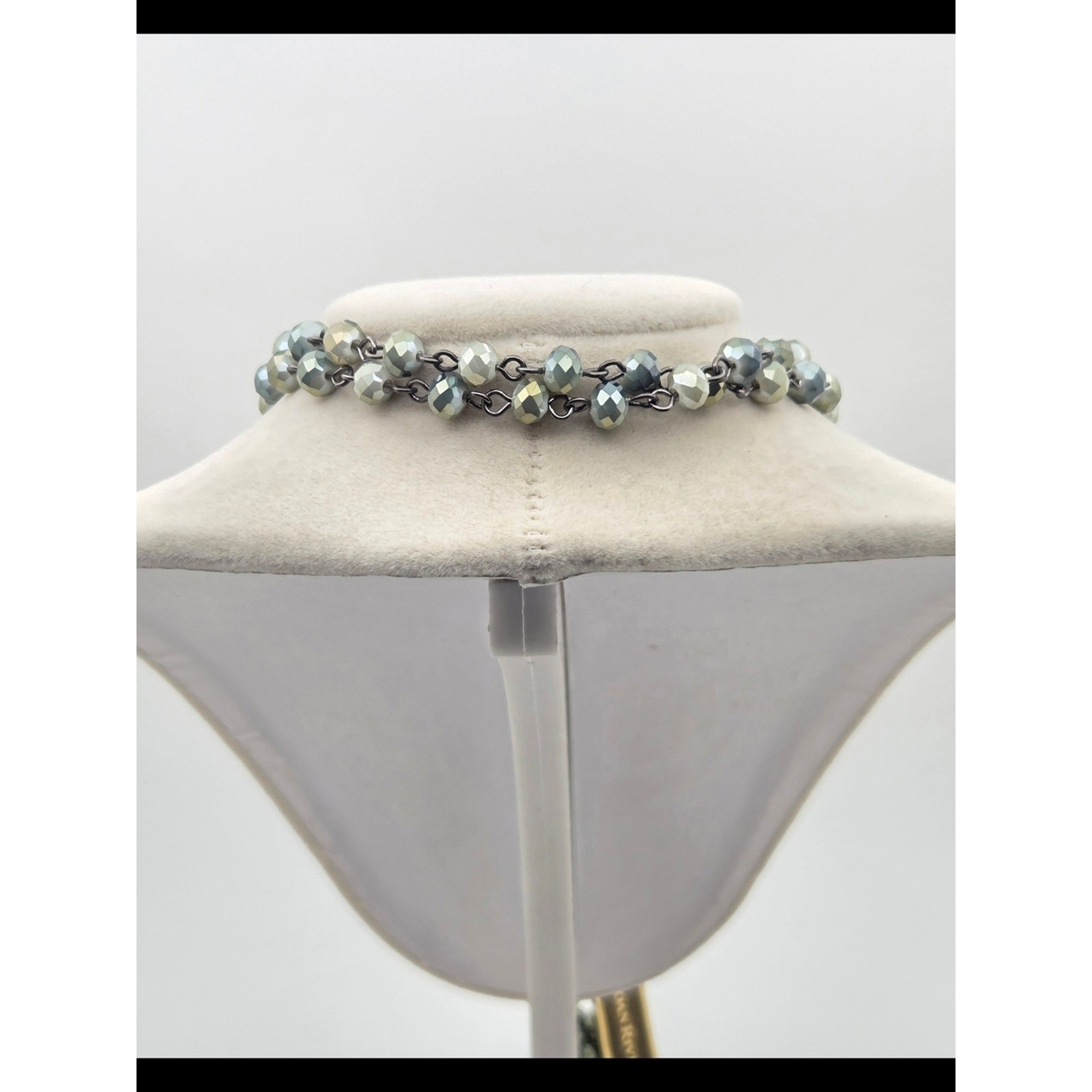 Vintage Joan Rivers Tassel Necklace – Iridescent Beaded Statement