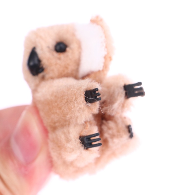 Cartoon 3D Plush Koala Hairpin Photo props Hair Clip Bag Accessories Daily Decp9