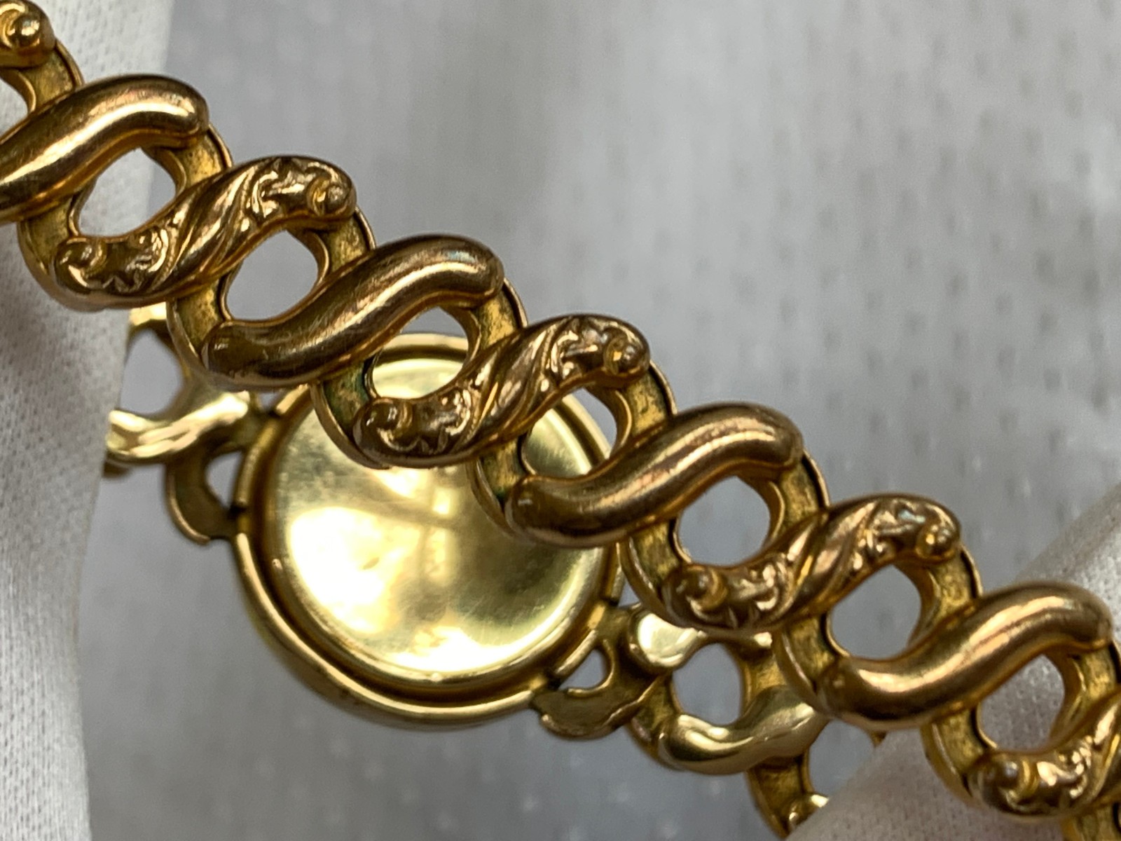Vtg American Queen Sweetheart Bracelet 5-8.5″ Stretch Band Pitman & Keeler