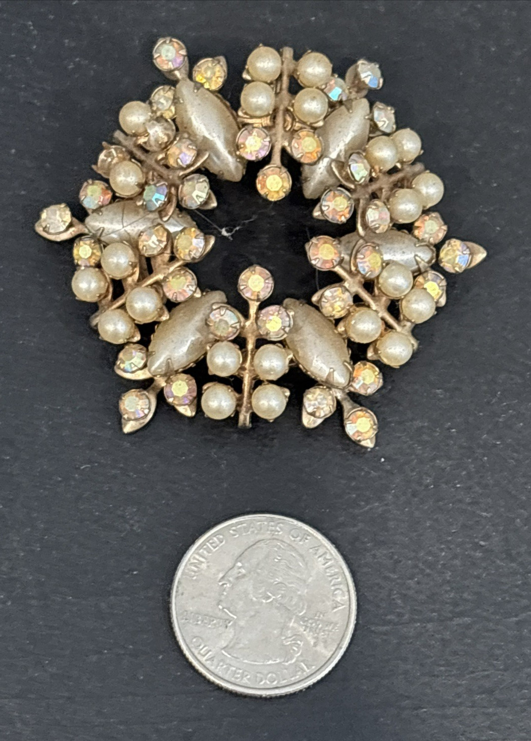 Lot 12 Fashion Jewelry Pins Vintage Now Faux Pearls Shell Leaf Leaves Flowers
