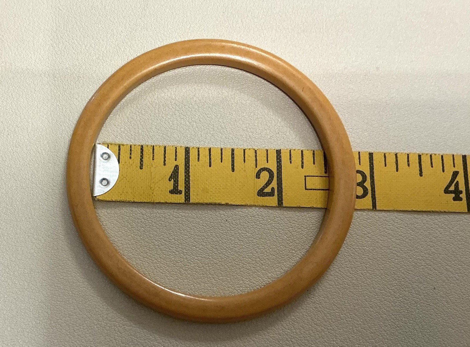 Butterscotch/Carmel Bakelite Bangle Style Bracelets Set of 2 1930s-1950s Tested