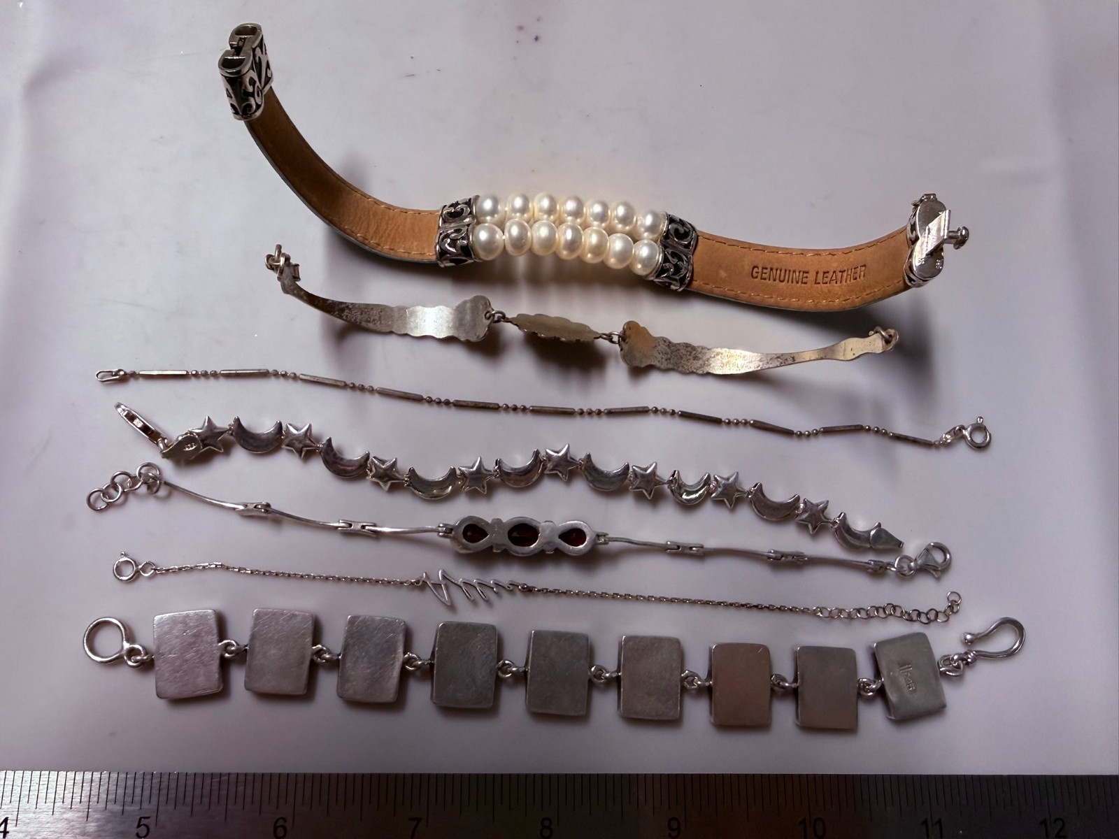 Collection Lot Amazing Vintage and Modern Sterling Silver Bracelets #Decor – W9