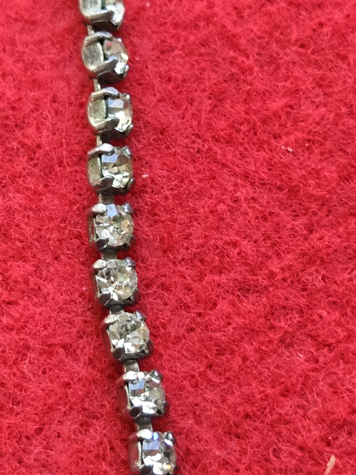 KRAMER of New York Black & Clear Rhinestone Necklace Signed Vintage Jewelry