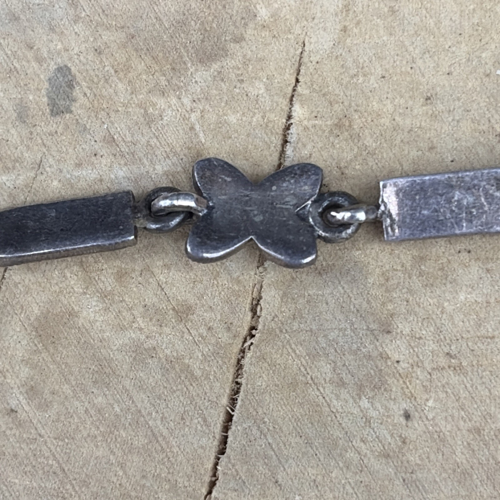Vintage Art Deco Old Sterling Silver 925 Marcasite Link bracelet 7.86g 7.25in