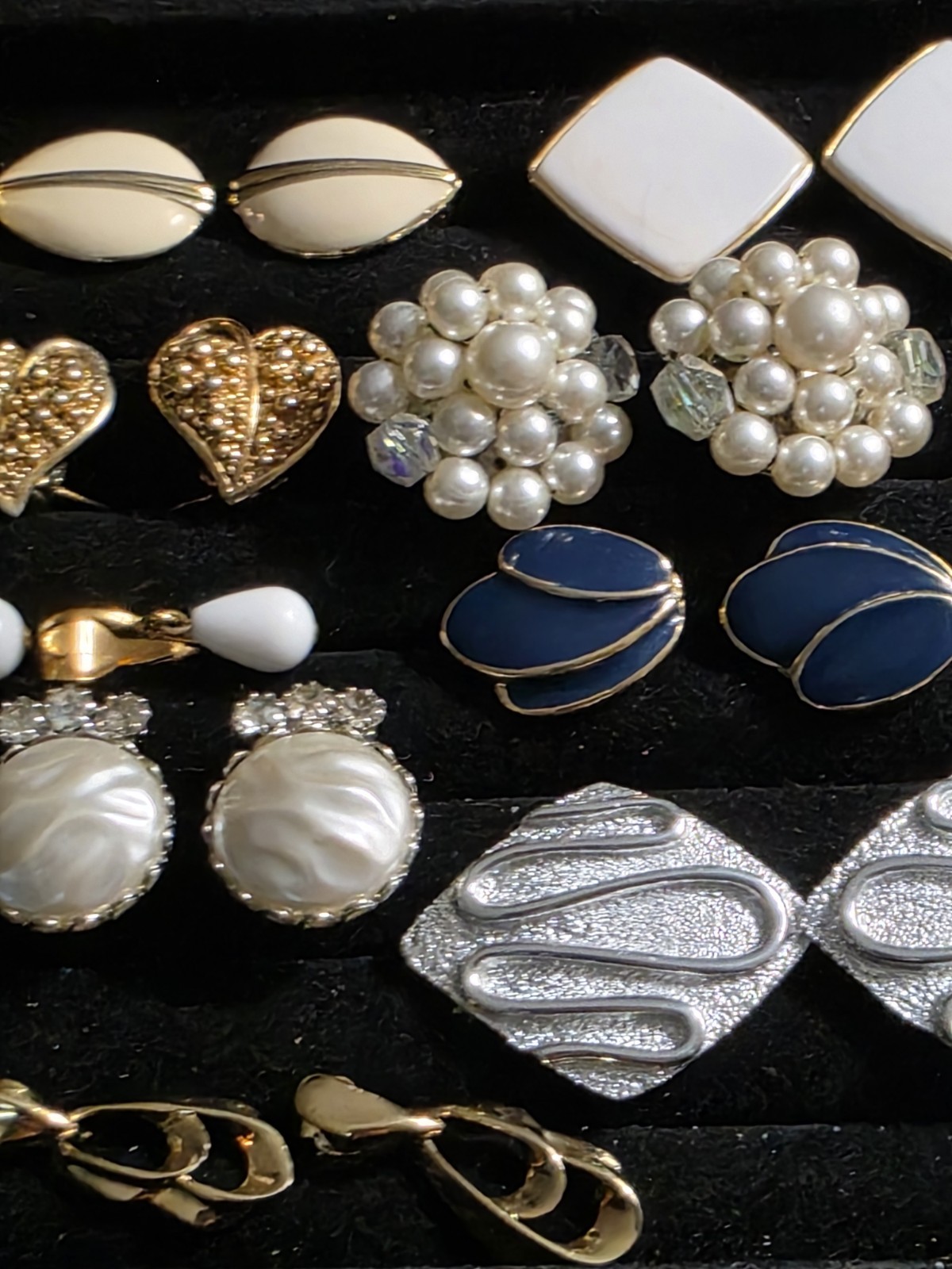 Vintage Napier Segal Sarah Cov & Other Clip Earring Lot 14 Pair