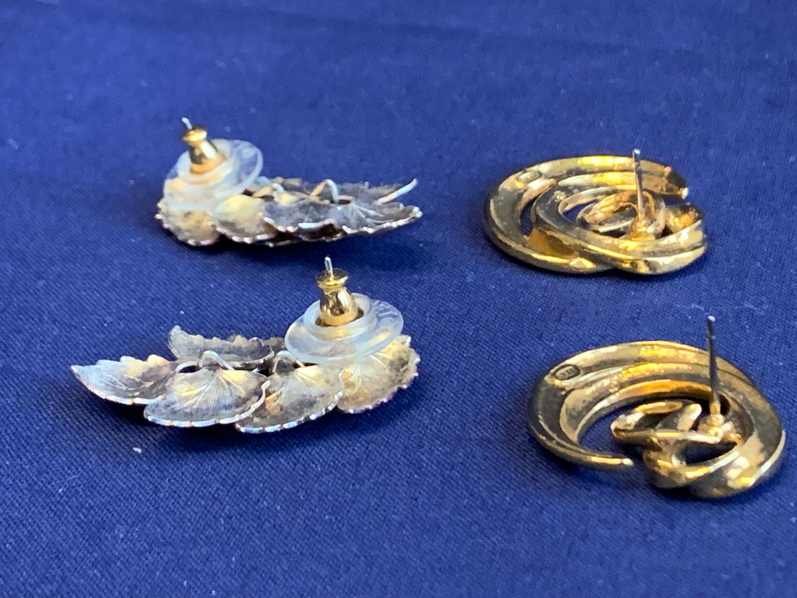 Vtg Earring Lot Costume Jewelry Monet LTR Avon Camphor Glass Enamel Faux Gems