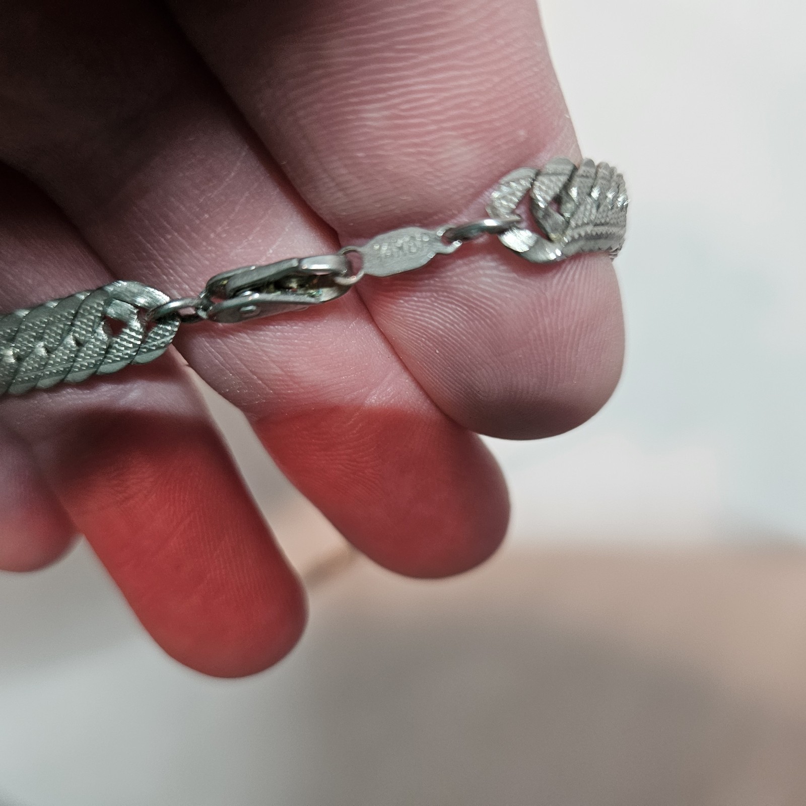 Vintage Antique Womens 14 Kgp Necklace Chain With Latch Hook And Loop