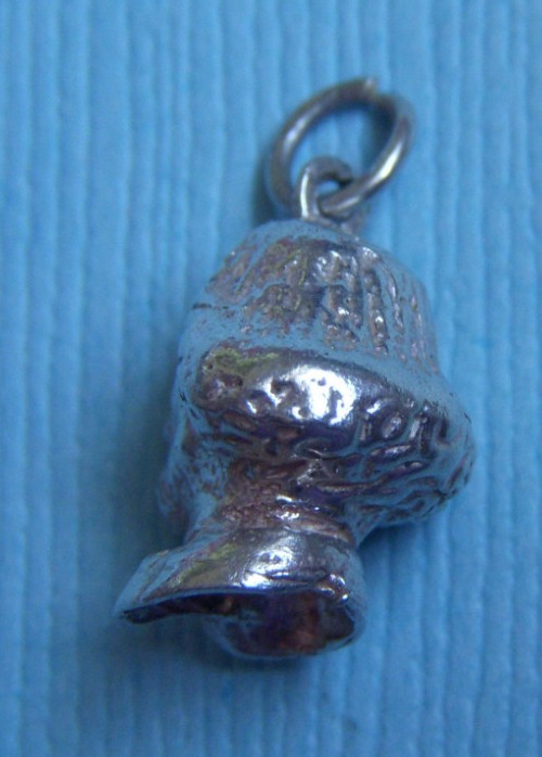 Vintage William Shakespeare England sterling charm