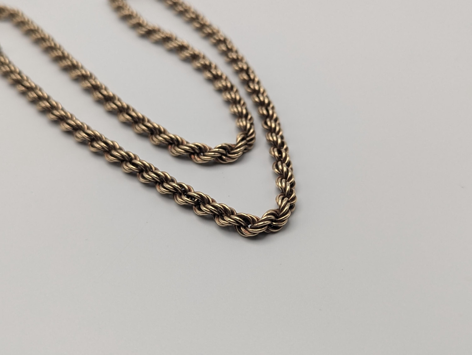 Heavy 10k Solid Gold 13gr 5mm Specialty Rope Chain 21″ Necklace