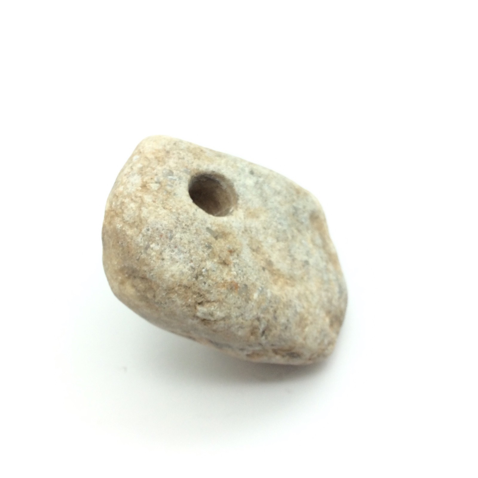 Calcified Mezcala Jadeite Jade Bead Pendant Pre Columbiian Guerrero Mexico #20
