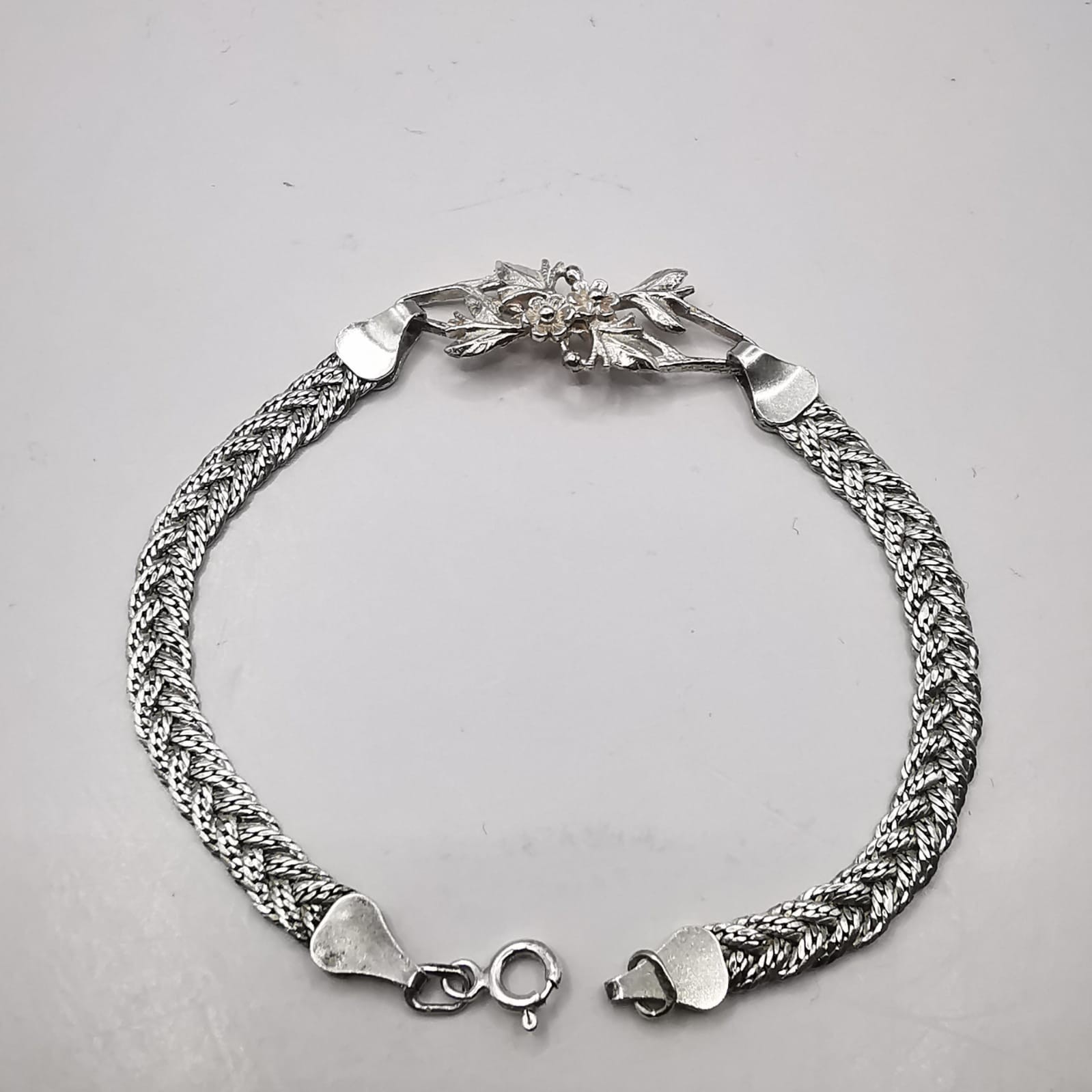 Vintage Very Beautiful Bracelet Jewelry,925 Sterling Silver, Handmade,seal, 8,17