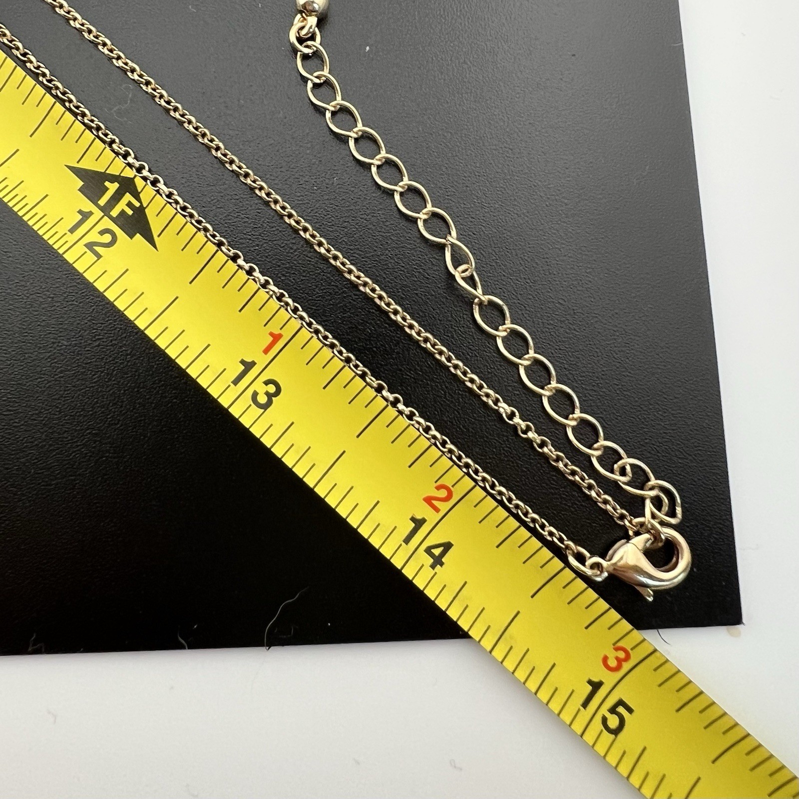 Pale Jade Necklace Statement Teardrop Pendant Gold Tone 30”