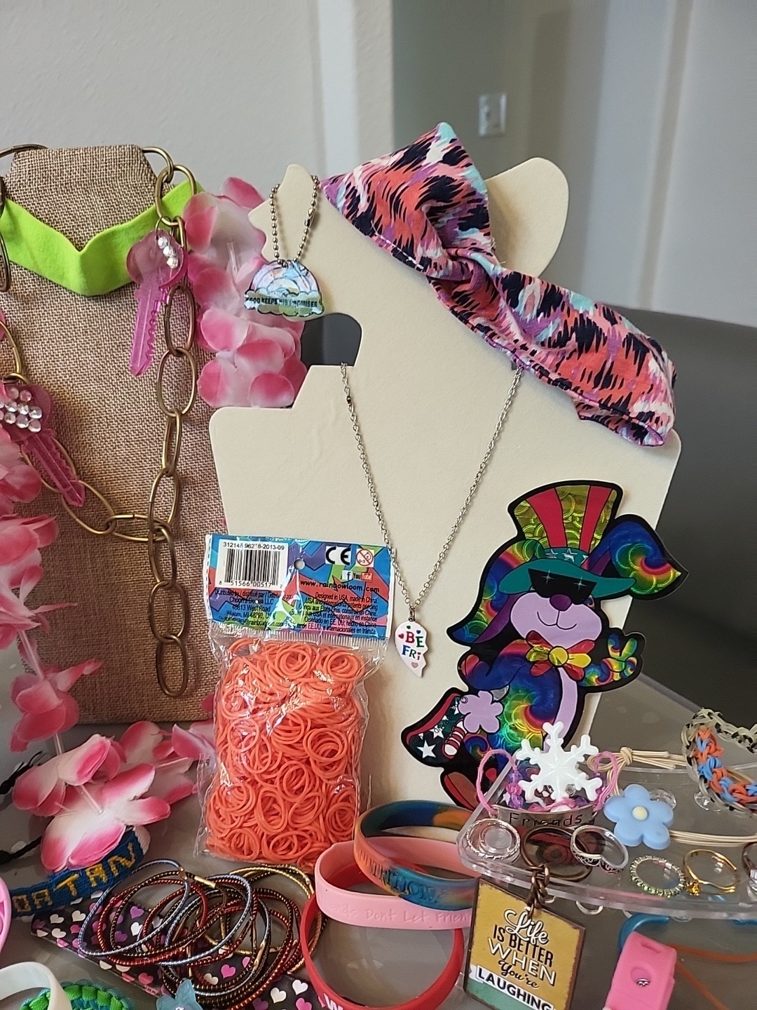 Costume Jewelry Lot 90 Pc + Girls Dress Up Box Collectibles, Hair Pcs And MoreG1
