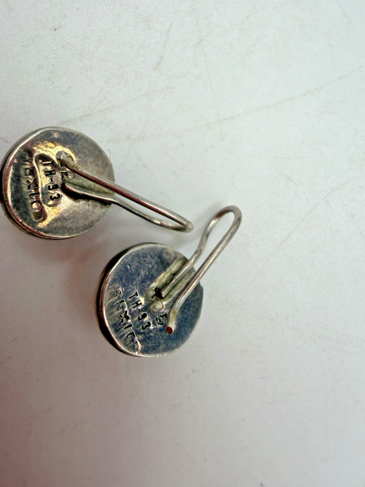 Vintage Earrings Mexico Sterling Silver Ball Drop Classic