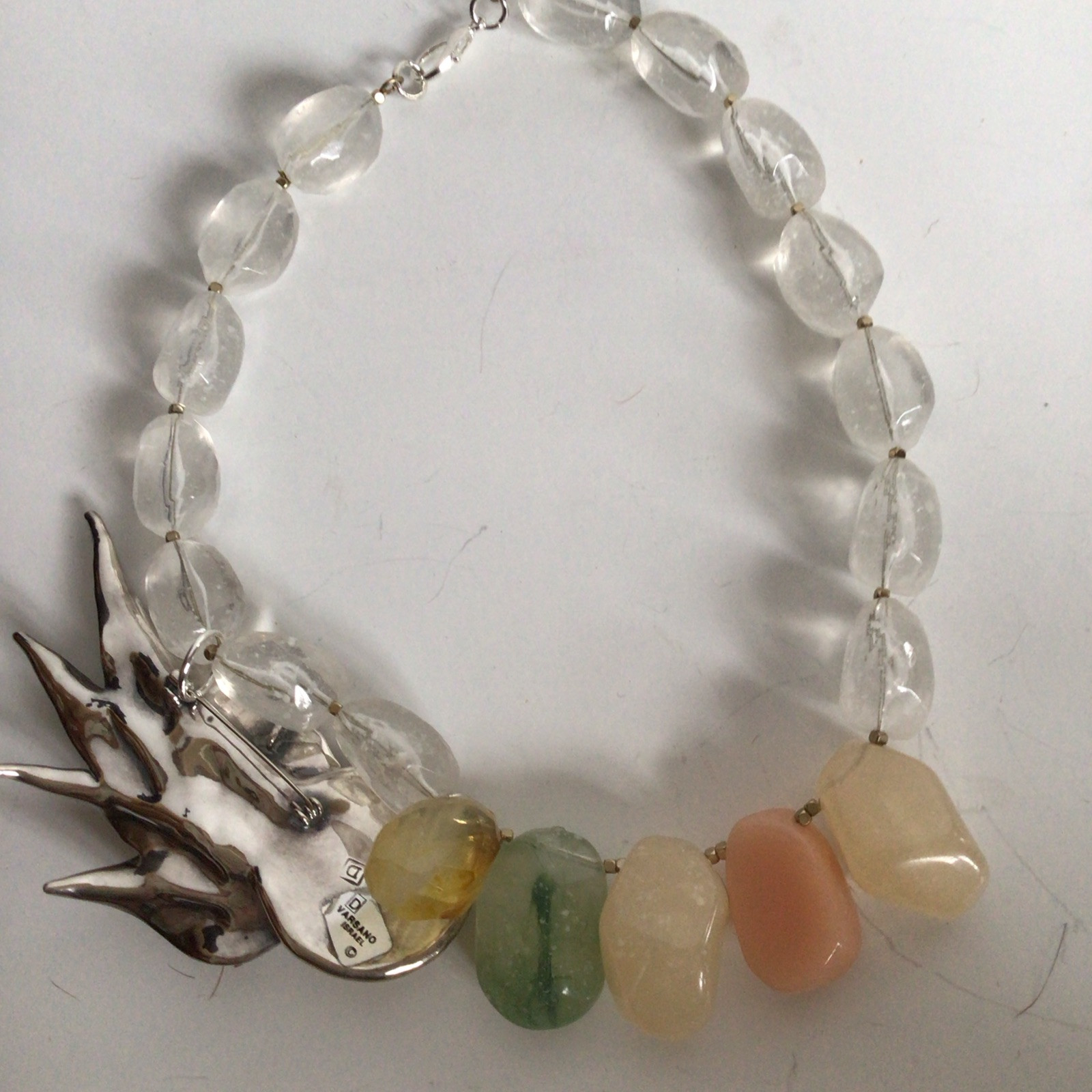 GORGEOUS SEBBAG VON MUSULIN NECKLACE VARSANO PENDANT STERLING