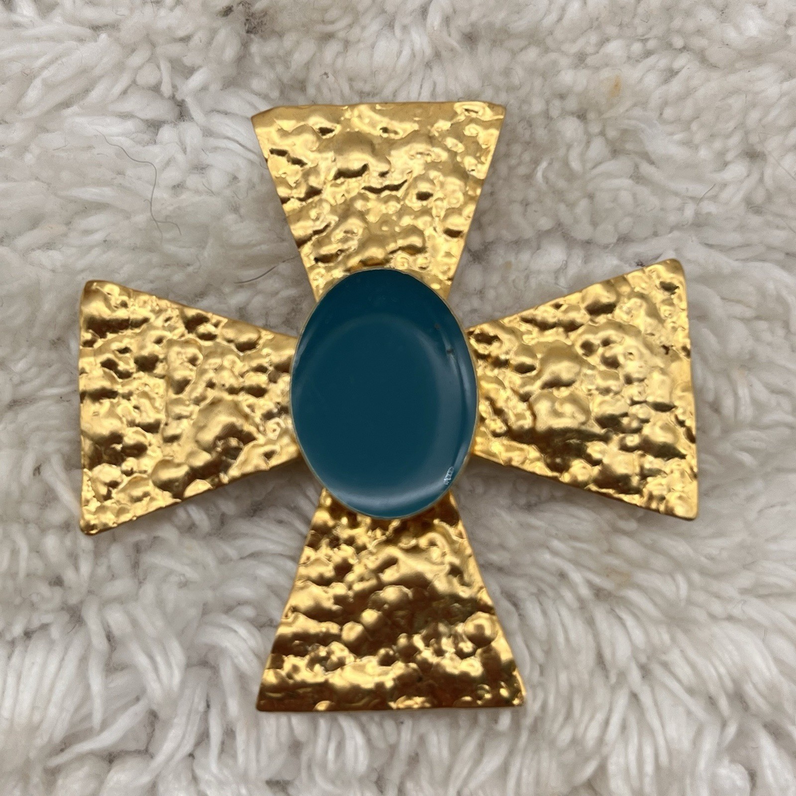 Maltese Cross Brooch Lot of 2 Pins Vintage to Now