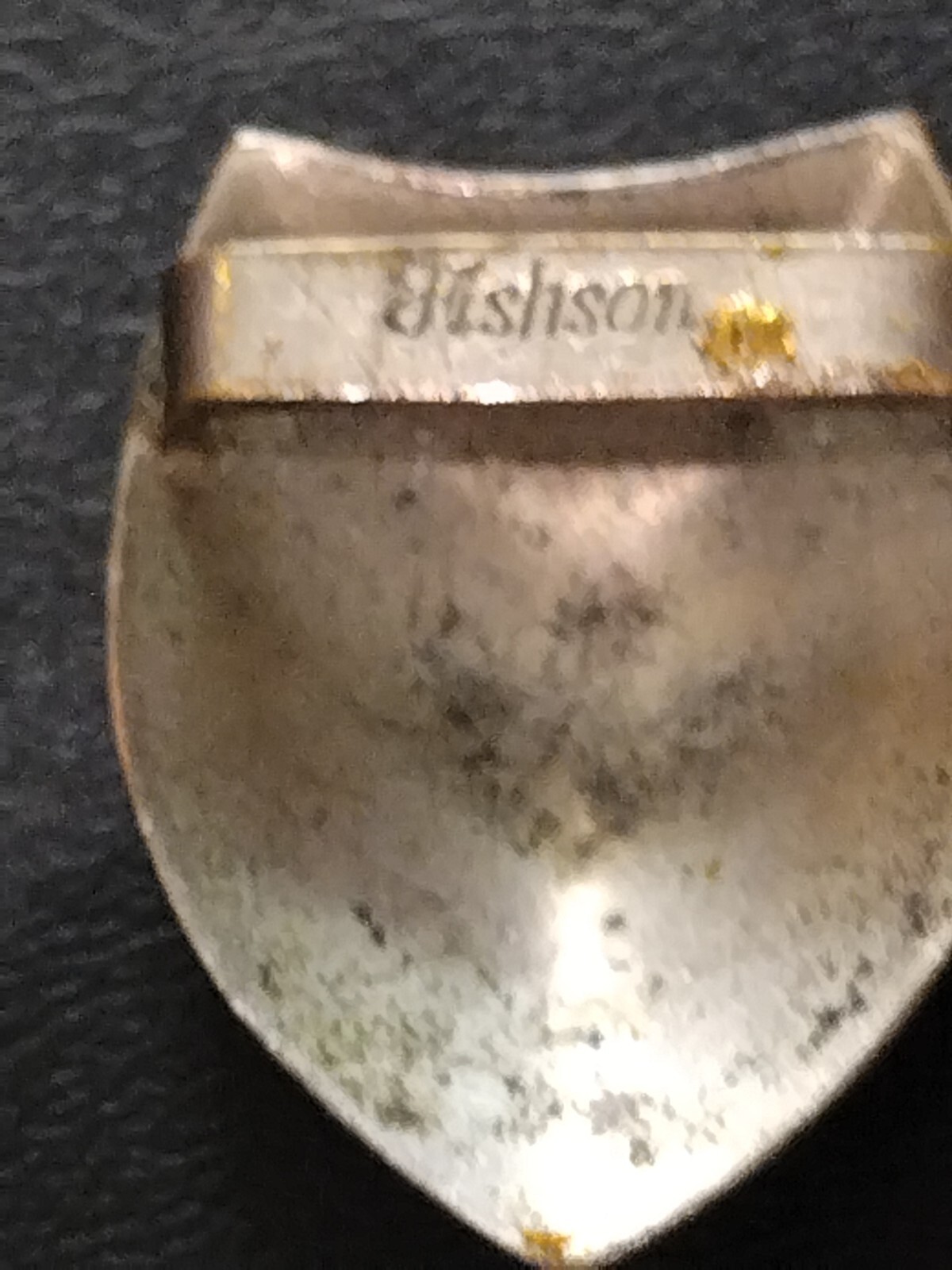 Antique Silverite and Rhinestone Fishson Silverite buckles, by Henry Fishel 1916