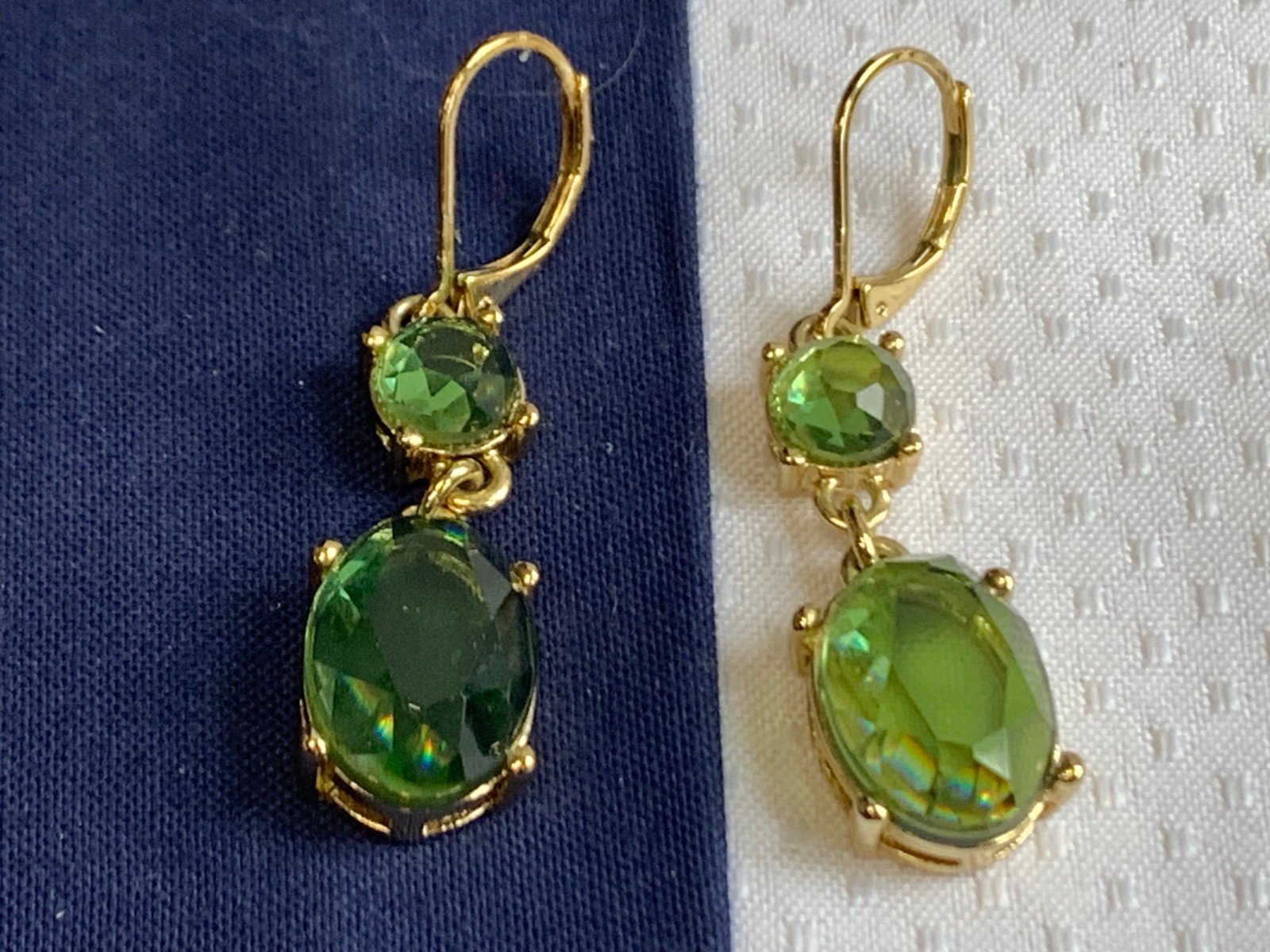 Vtg Earring Lot Costume Jewelry Enamel Faux Pearl Tigers Eye Hematite Malachite