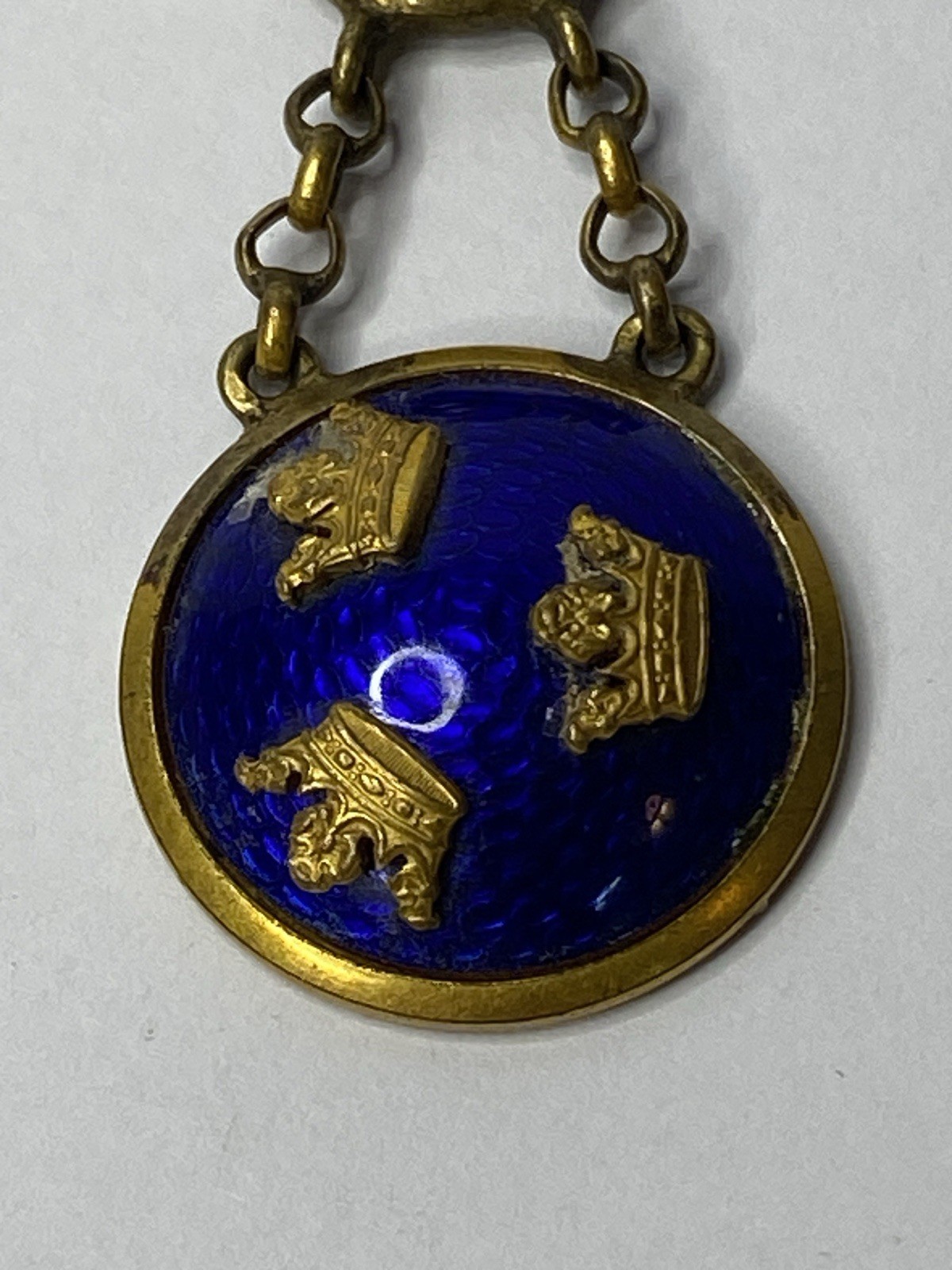 CC Sporrong & Co Stockholm Sweden Clip Pin Medal Vintage Crowns Rare