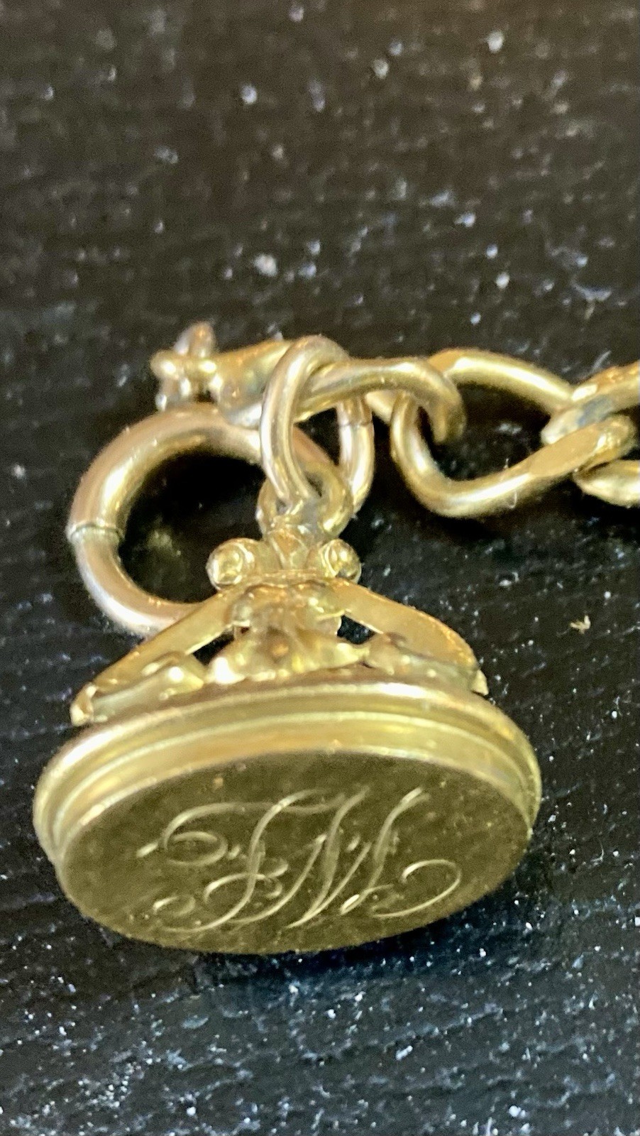 Vintage Men’s Bracelet With Multiple Gold Colored Metal Awards