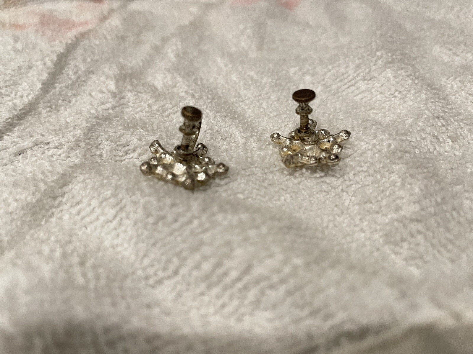 Vintage Clip On Earrings Set Of 10 Different Styles And Shapes And Color.
