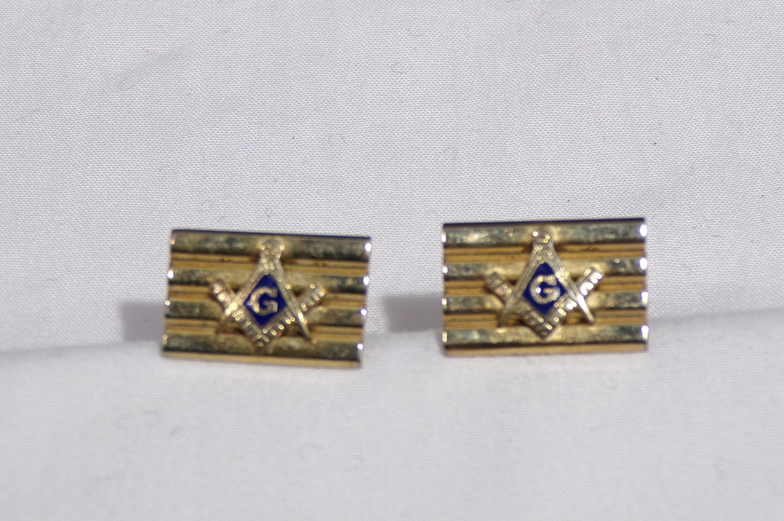 4 Vintage ANSON CUFF LINKS Sets 1 Tie Clip FOOTBALL MUSIC NOTES Geese Masonic