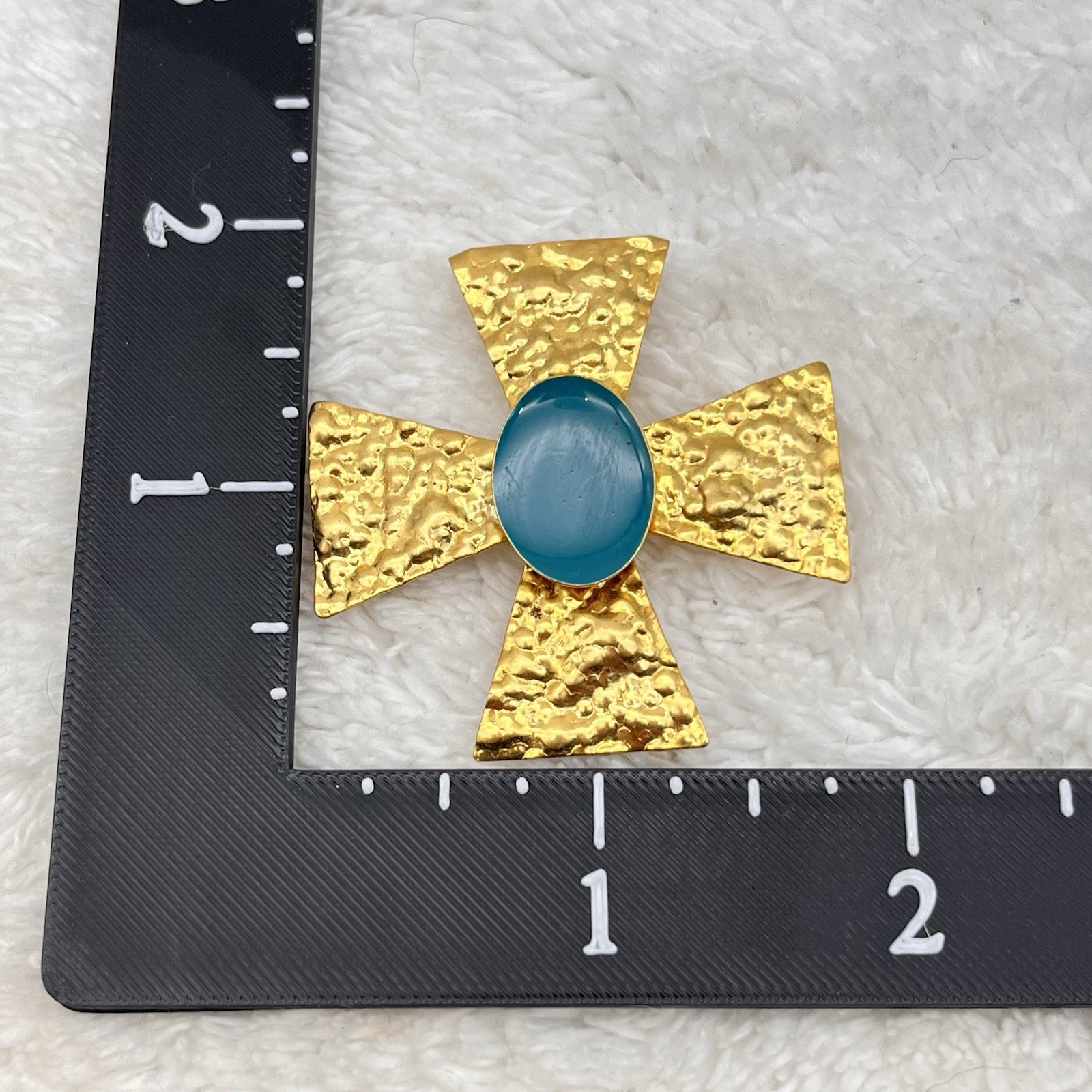 Maltese Cross Brooch Lot of 2 Pins Vintage to Now