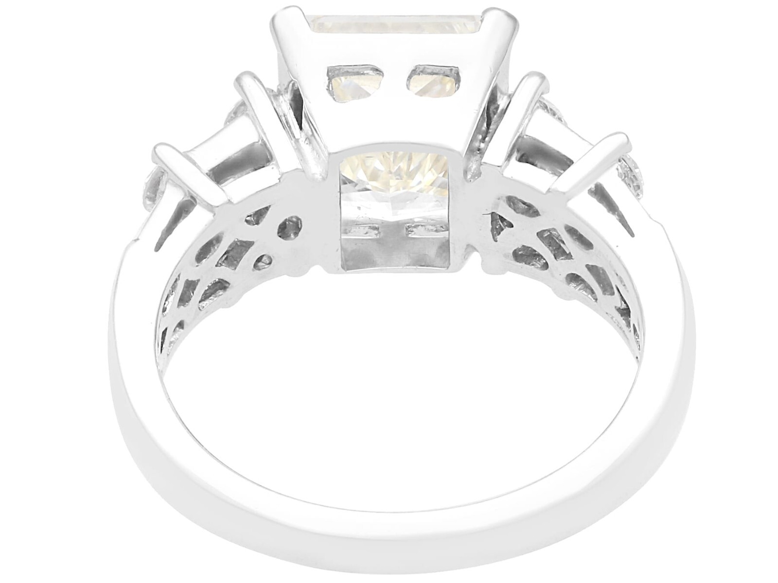 Vintage 5.12ct Diamond and Platinum Solitaire Ring