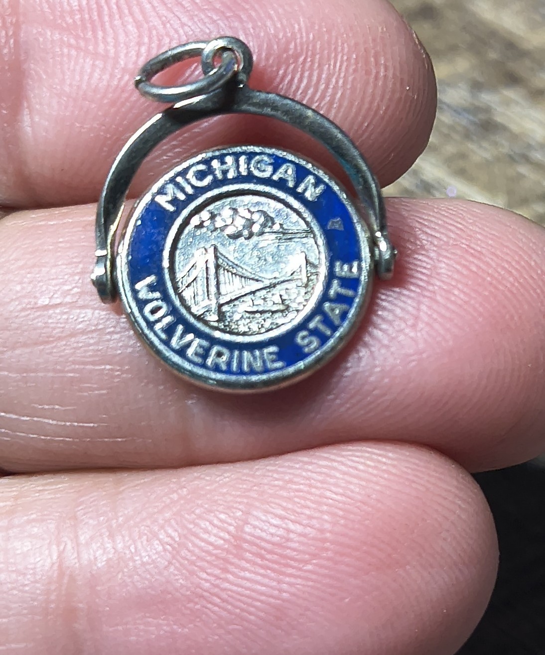 Vintage Michigan Wolverine Charm