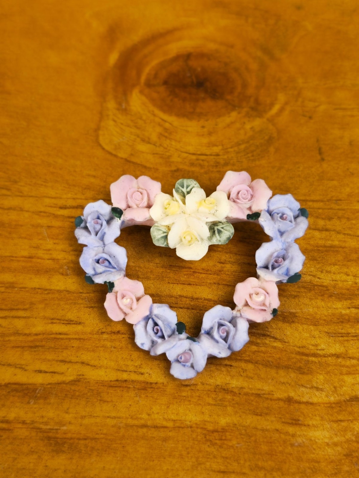 Vintage Avon Hearts and Flowers Brooch, 1998