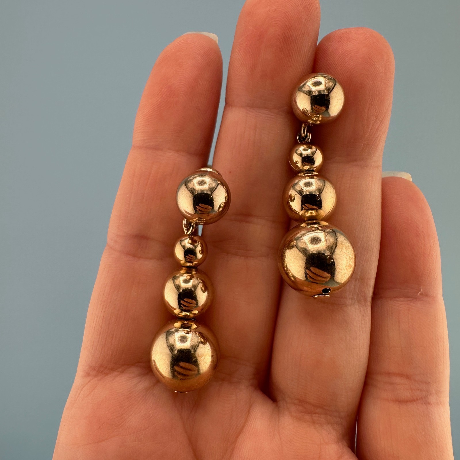 Vintage Earrings Lot Dangle Statement Balls Drop Hoop Etruscan Some Signed