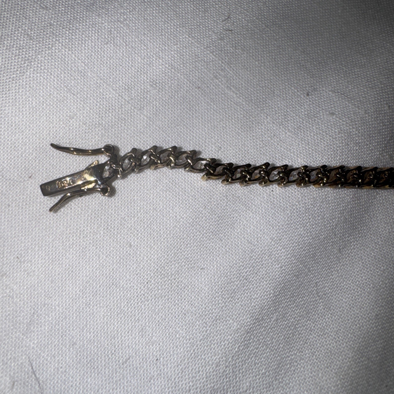 Vintage 925 Sterling Silver DBJ Dee Berkle CZ Box Link Tennis Bracelet 7.5 In