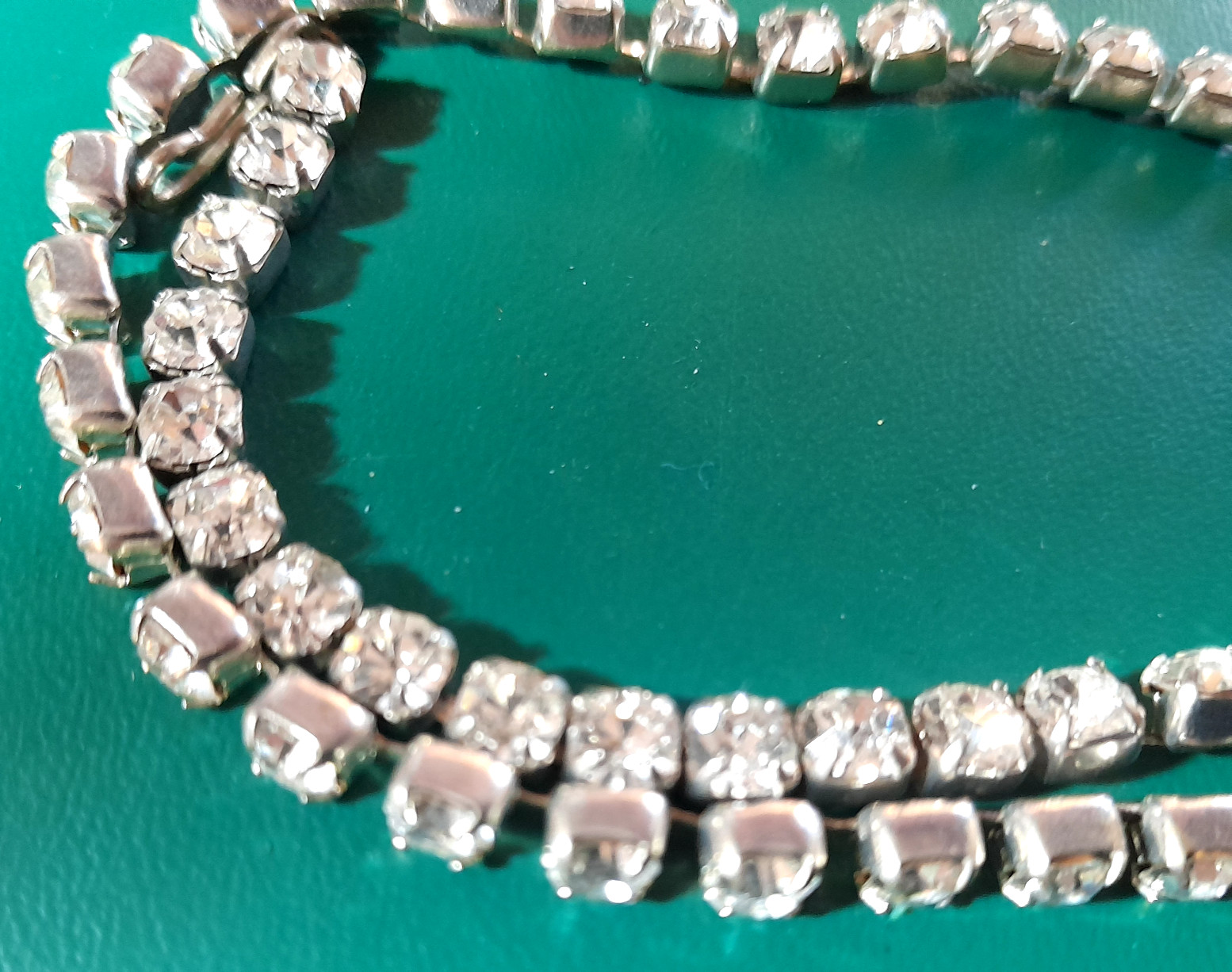 VINTAGE 1930’s-1950’s SPARKLY RHINESTONE NECKLACE #AA