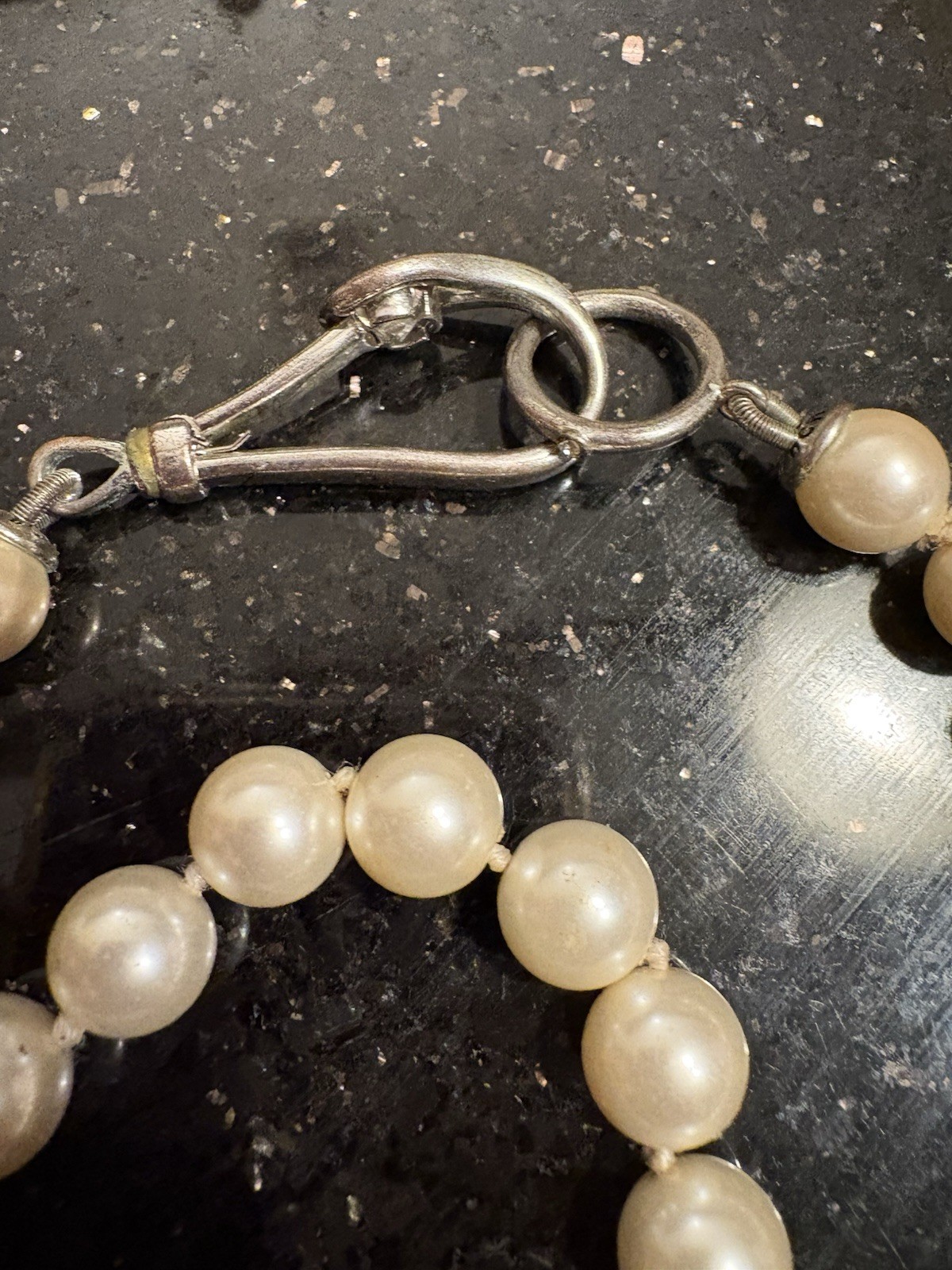 Vintage 23’ Henri Bendel Faux Pearl Necklace- has some discoloration