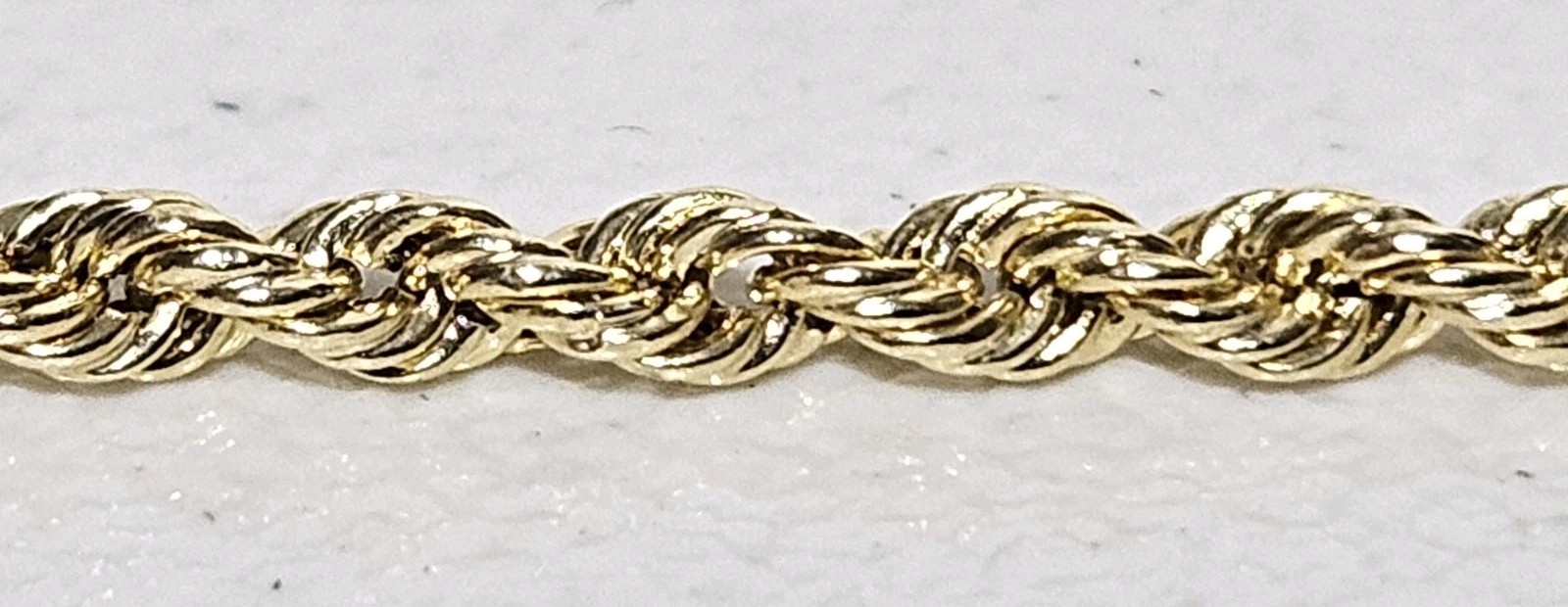 Vintage 14K Gold Angel Skin Coral Abacus Pendant 2mm Rope Chain Necklace 18-3/4″