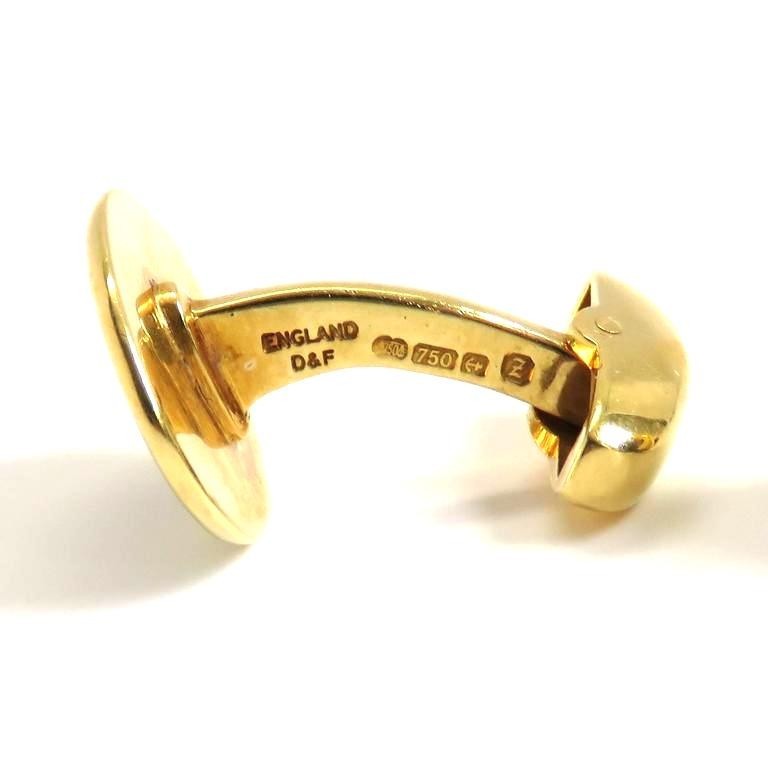 Deakin & Francis Gold Bull Bear Stockbroker Cufflinks