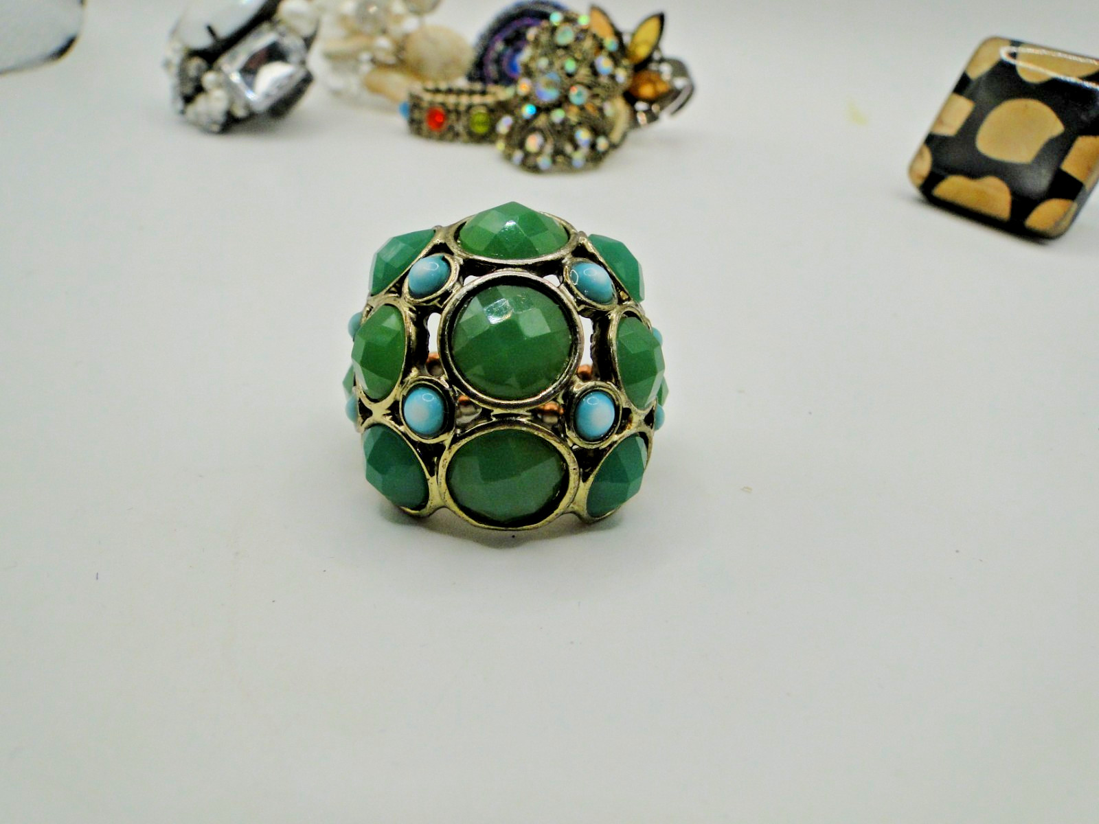 Lot of Eight Unique Vintage Expansion Rings