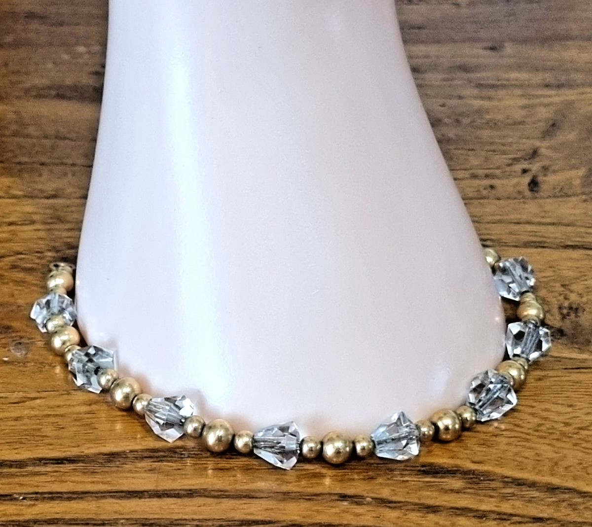Antique 12k Rose Gold Fill Spinel bead Bracelet necklace pair available video