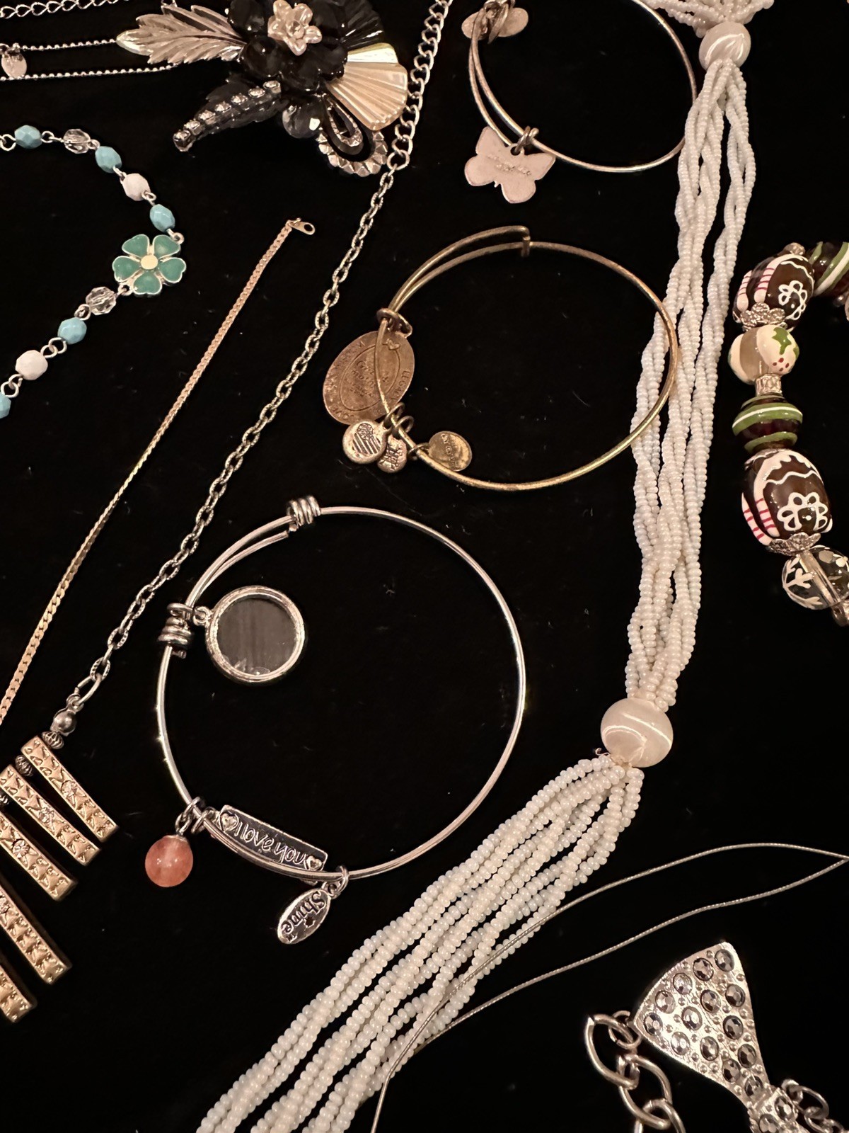 Vintage Costume Jewelry ALL WEARABLE used Lot Some Signed