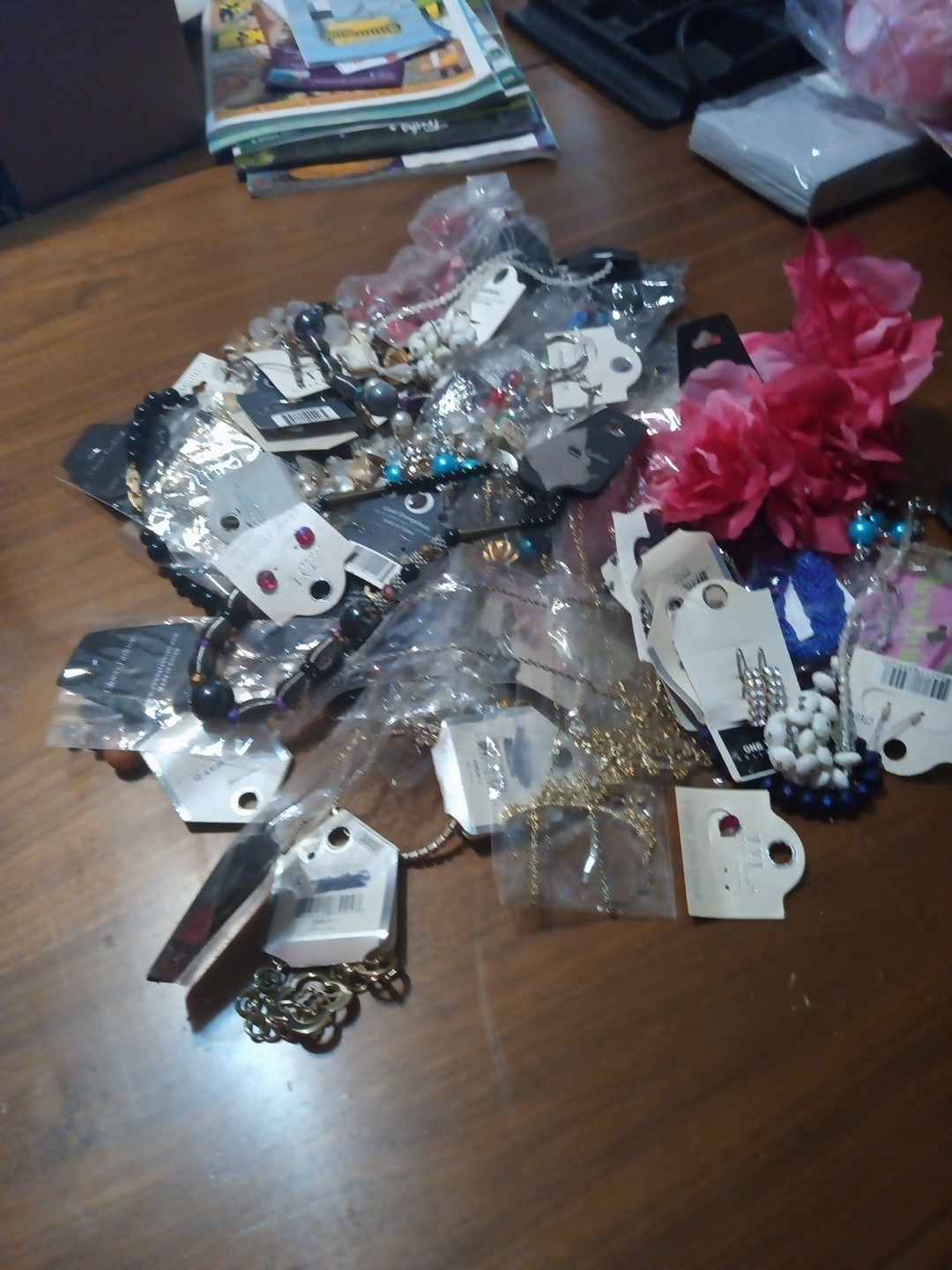 2 LB LOT Of New Costume Jewelry Mixed Most Still Have Tags