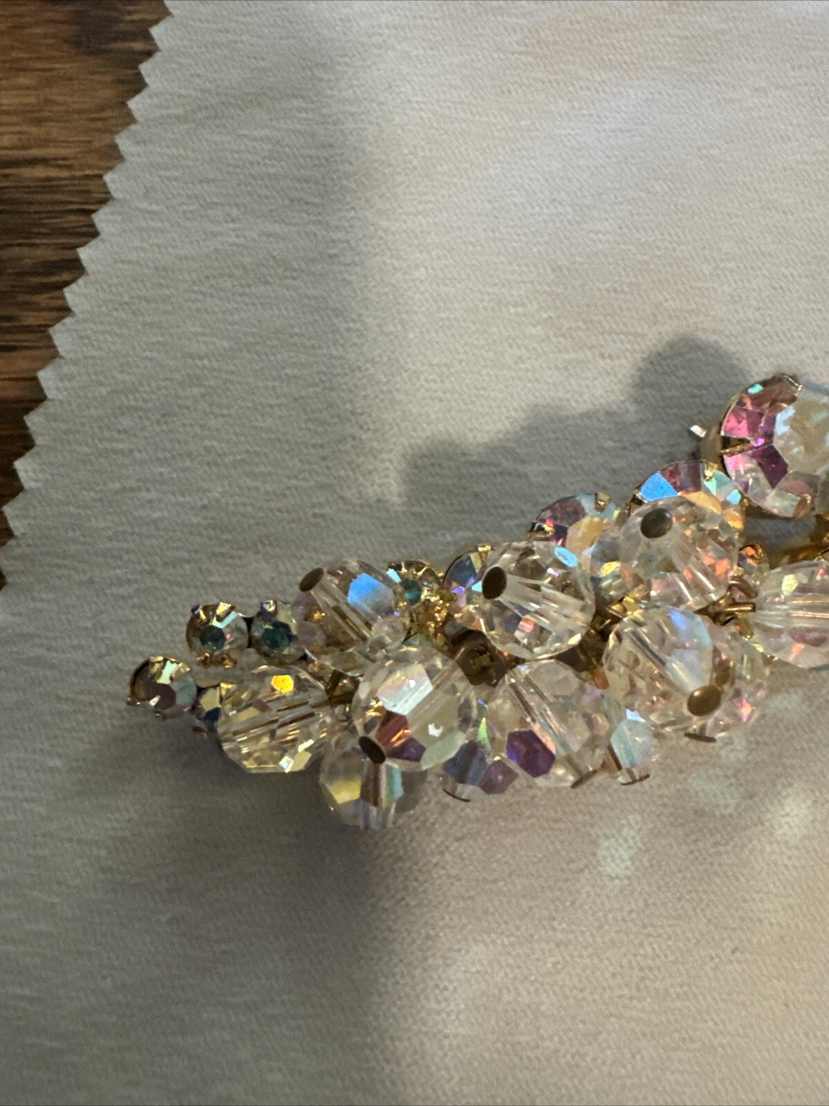 VINTAGE Delizza & Elster Juliana Rhinestone and Crystal Brooch Classic!