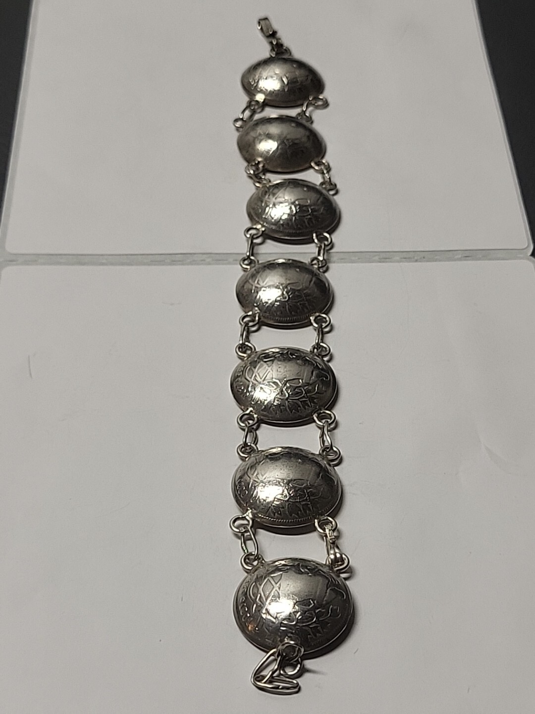 Antique Sterling Silver Coin Bracelet Republic De Guatemala 1833 1890 Coins