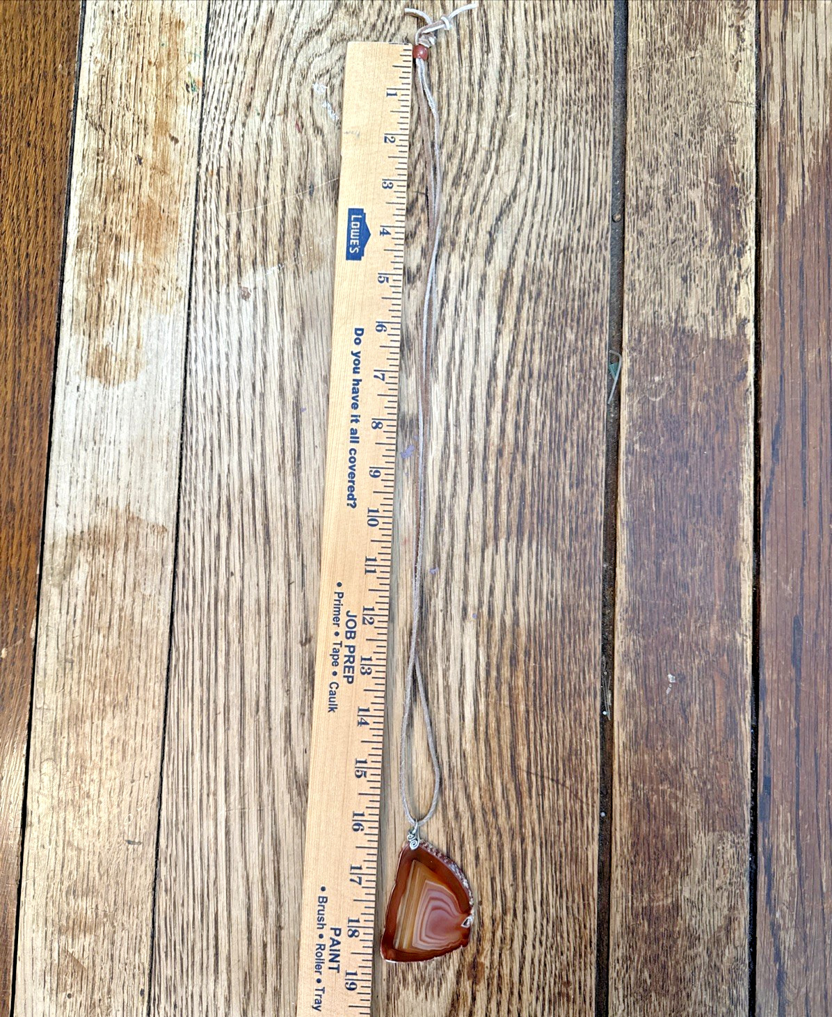 AMAZING BROWN AGATE SLICE NECKLACE oneofakind Boho Festival Earthy Nature Hippie