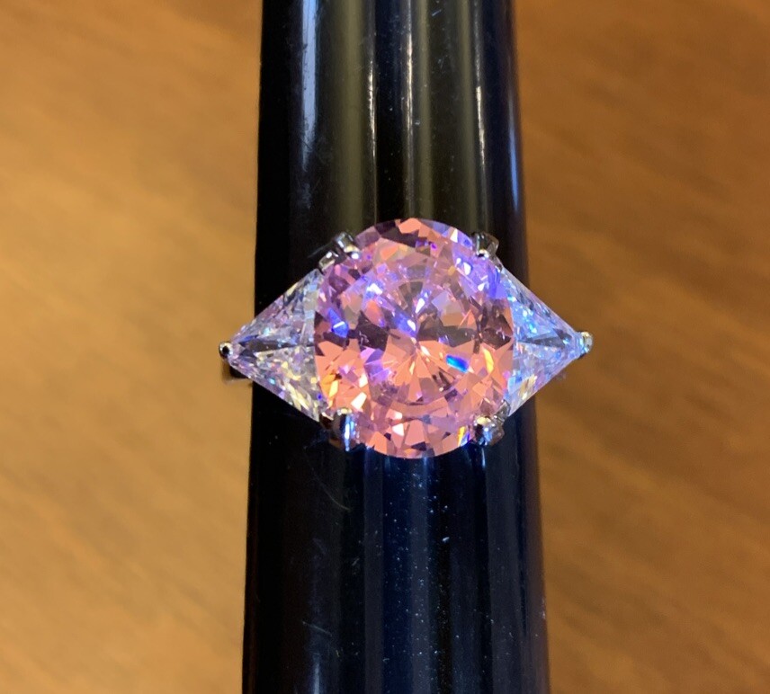 BUTLER 5th Ave. Collection “Tickled Pink” Cubic Zirconia Ring Size 6